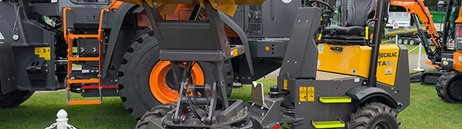 MGV35 and MGV55 seats for Mecalac dumper