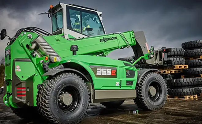 SENNEBOGEN telehandler with UnitedSeats seat