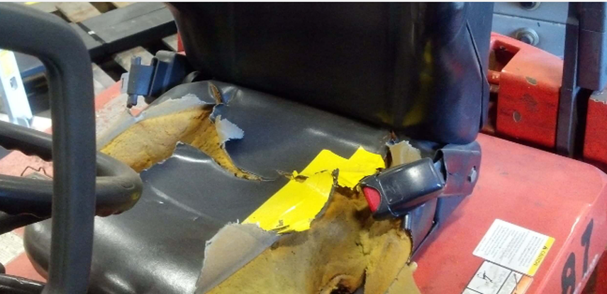 afbeelding beschadigde stoel