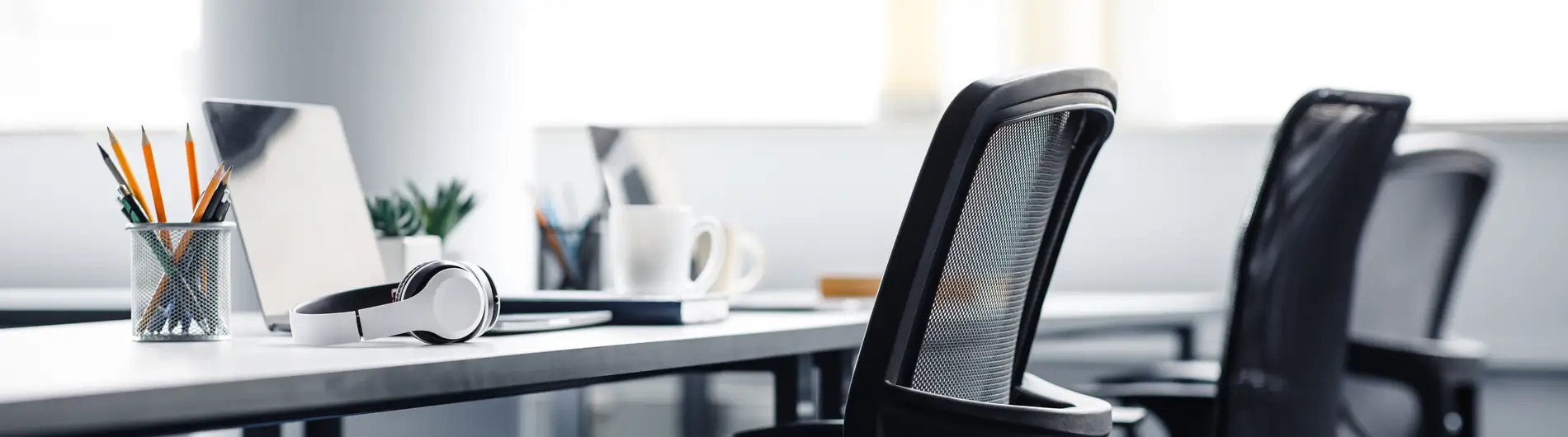 Bureaustoel met wielen