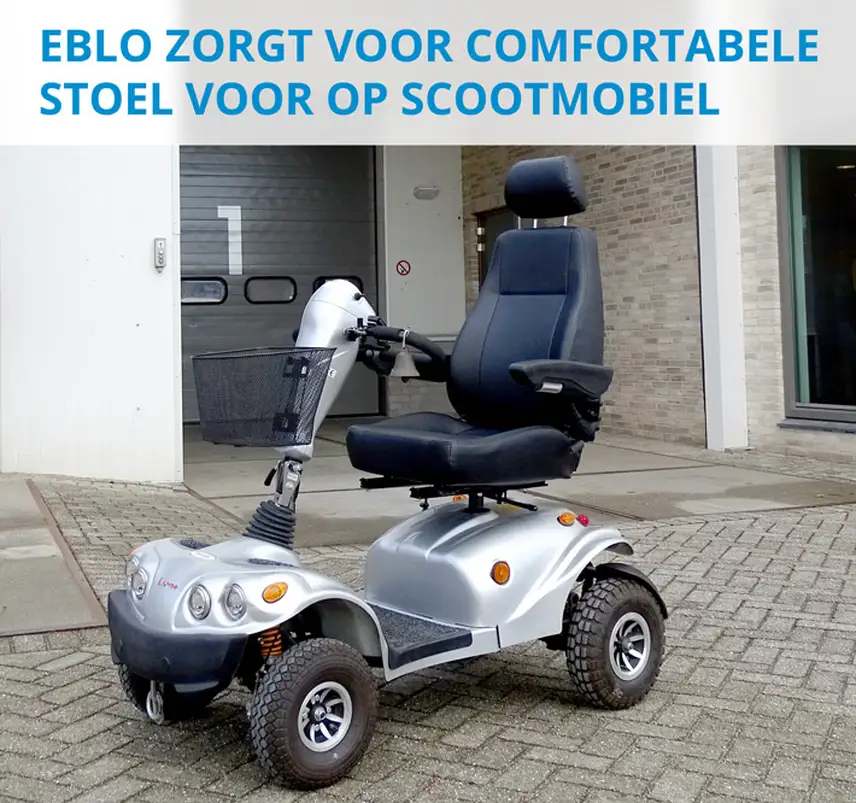 EBLO levert aangepaste stoel voor scootmobiel