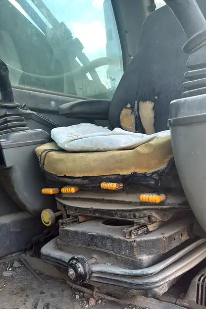 UnitedSeats dealer Asfir makes a total rebuild of a Volvo excavator seat with UnitedSeats C8 Pro seat