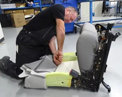 rugsteunhoes gemonteerd 