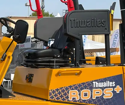 Thwaites Introduce ROPS+ on 6 Tonne Dumpers