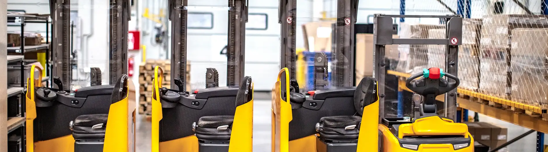 Forklift seats