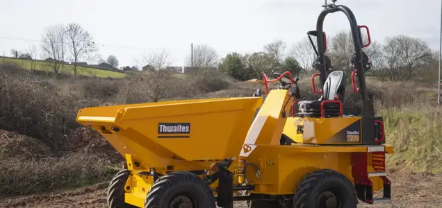 Thwaites T350 power swivel with MGV35 unitedseats construction seat