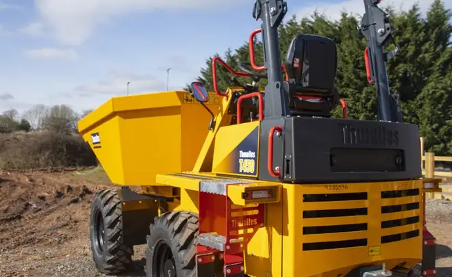 Thwaites t450 power swivel with mgv35 construction seat