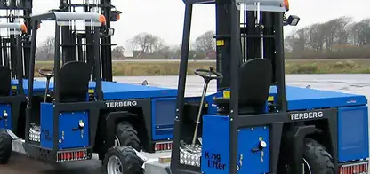 Terberg Kinglifter meeneemheftrucks met UnitedSeats stoelen van EBLO