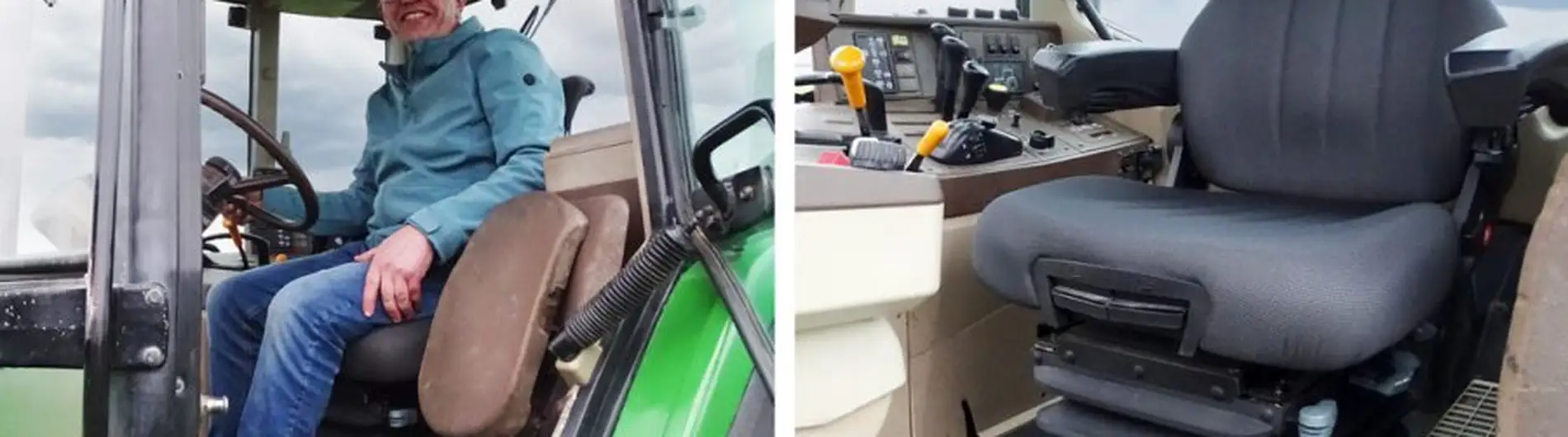 Rancher Pro the perfect tractor seat for John Deere 6810