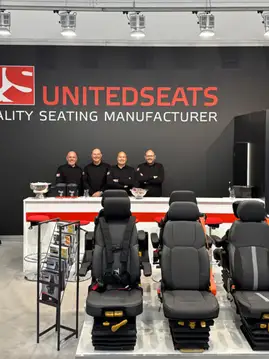 UnitedSeats seating manufacturer at the Baum exhibition