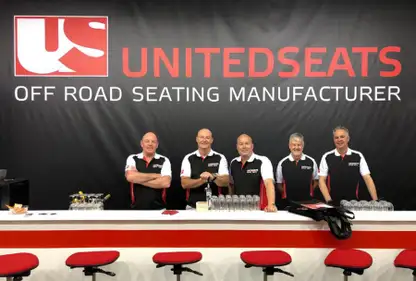 Seating manufacturer UnitedSeats at the Bauma exhibition