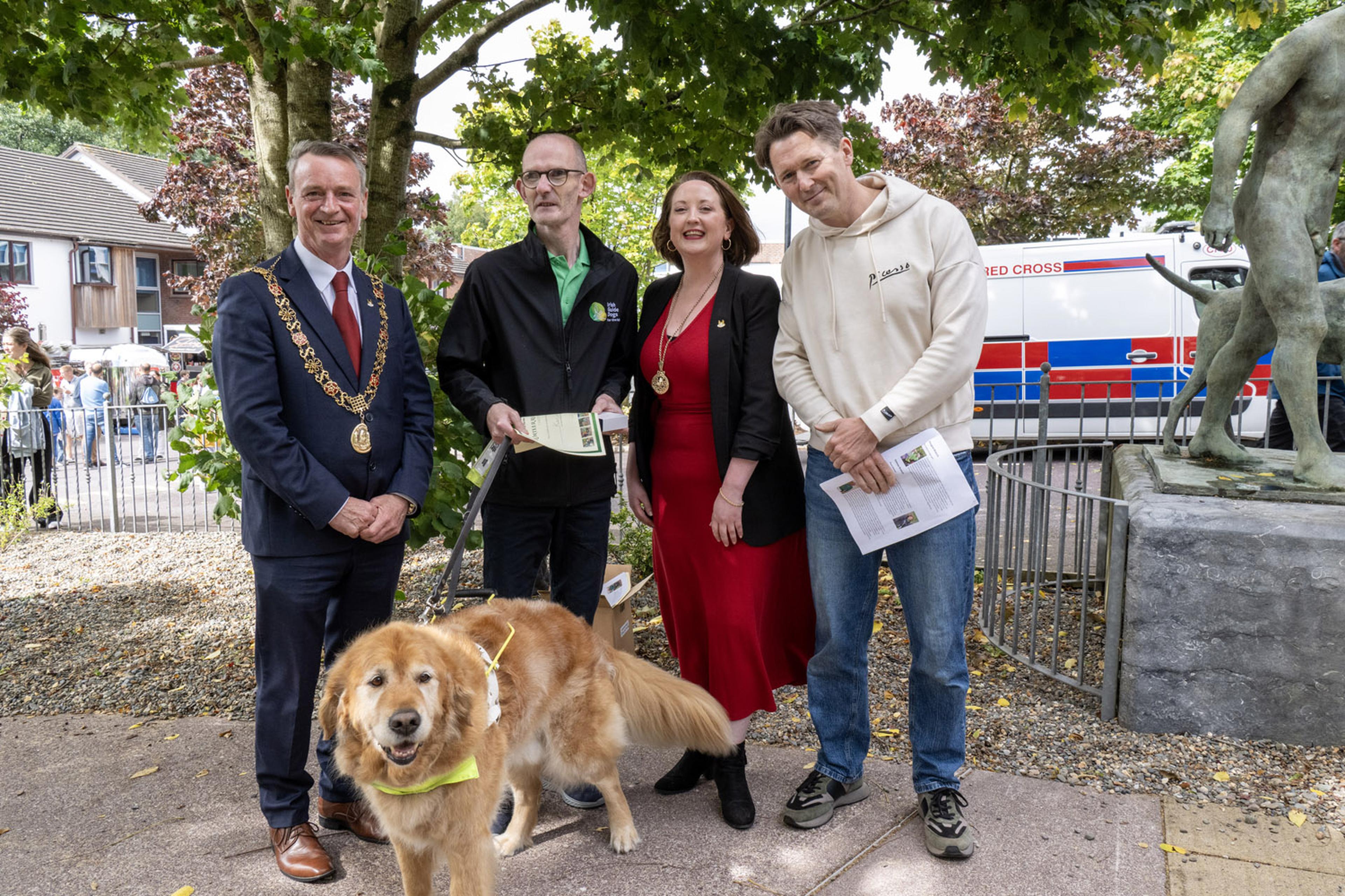 Group photo taken in the gardens of the Training Centre.