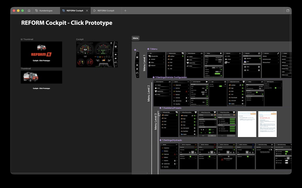 REFORM Cockpit - Click Prototype
