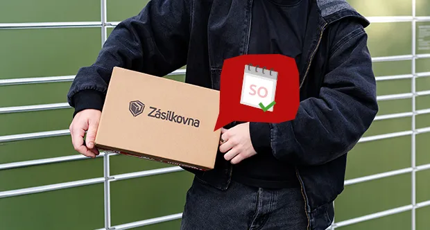 Balík Zásilkovna připravený k vyzvednutí