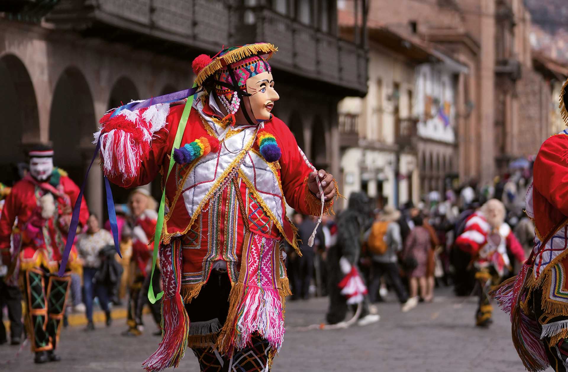 Inti Raymi Celebrations in Plaza Mayor Cusco, Peru
