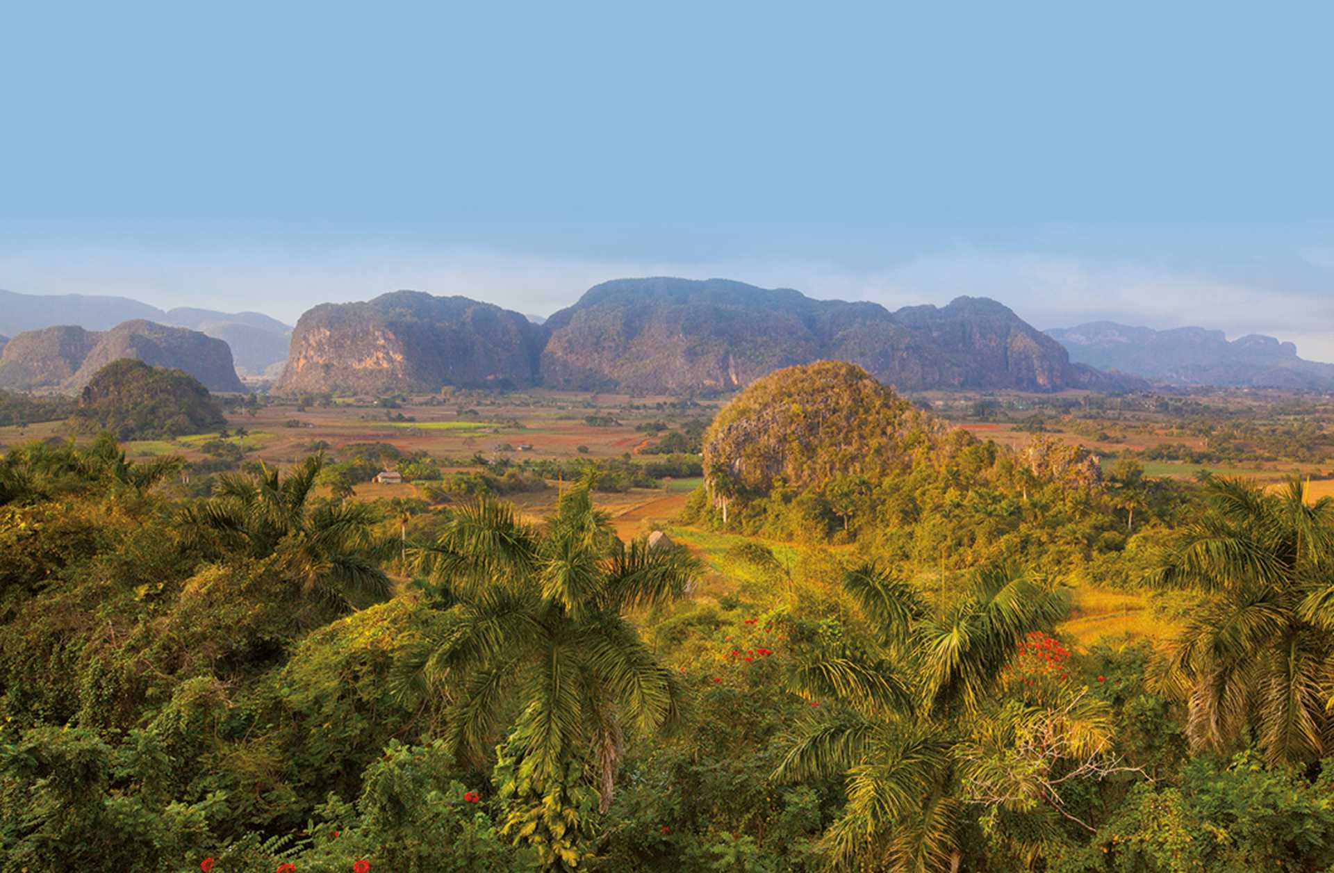 View over Vinales valley in Cuba