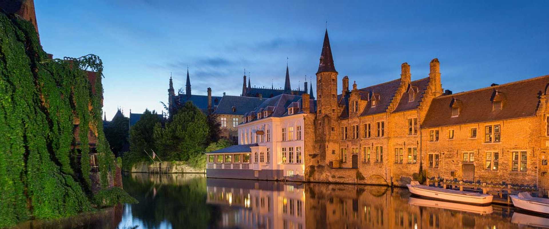 The small town of Bruge in Belgium