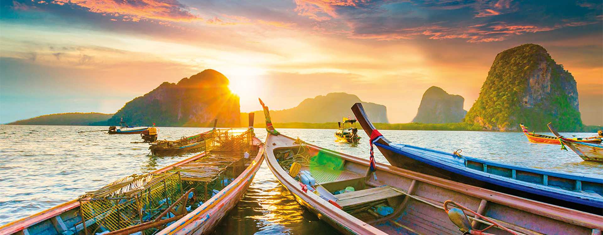 Beautiful sunset in Phuket, Thailand