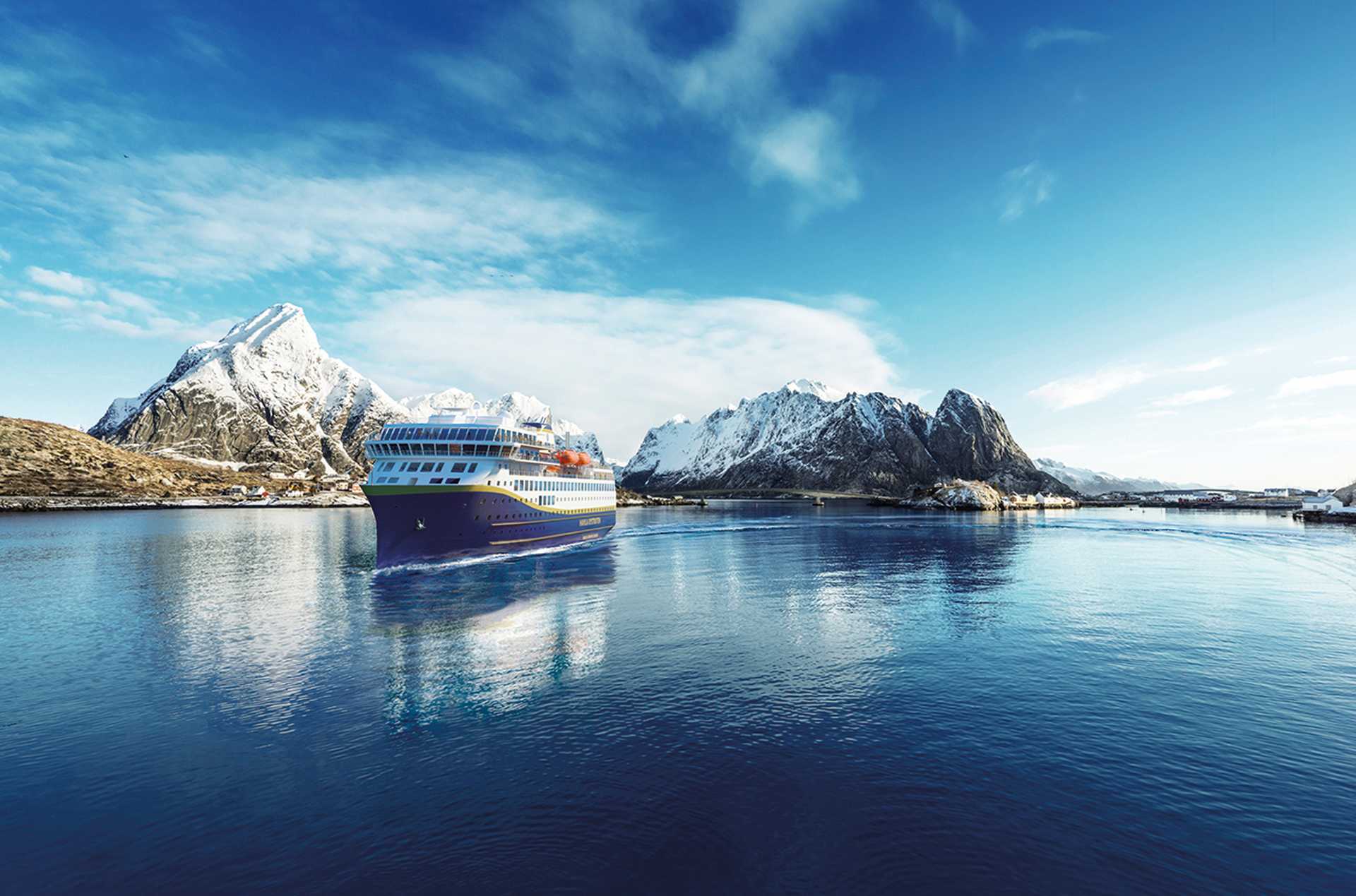 The most eco-friendly ship on the Norwegian coastal route.