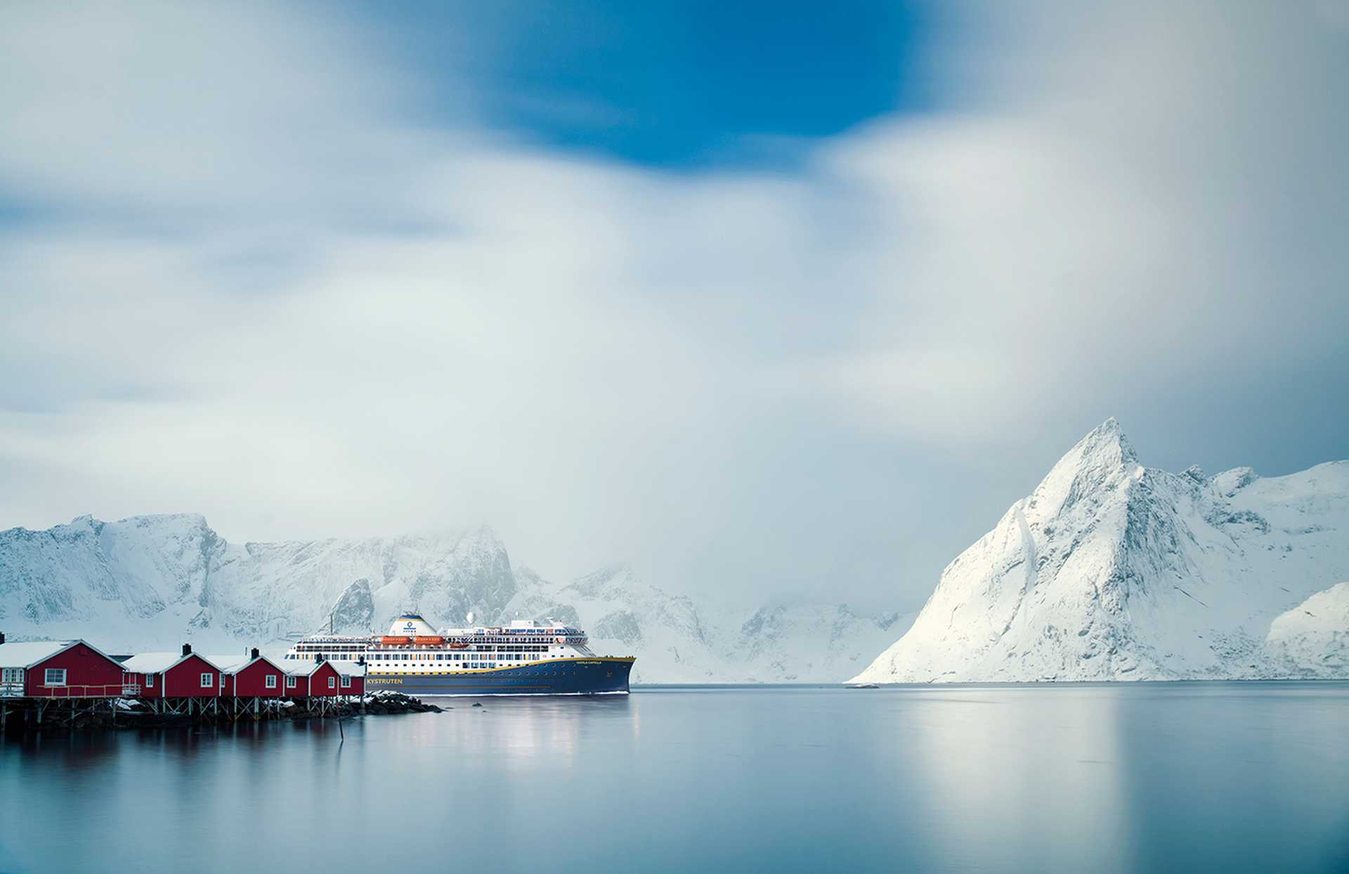 The most eco-friendly ship on the Norwegian coastal route.