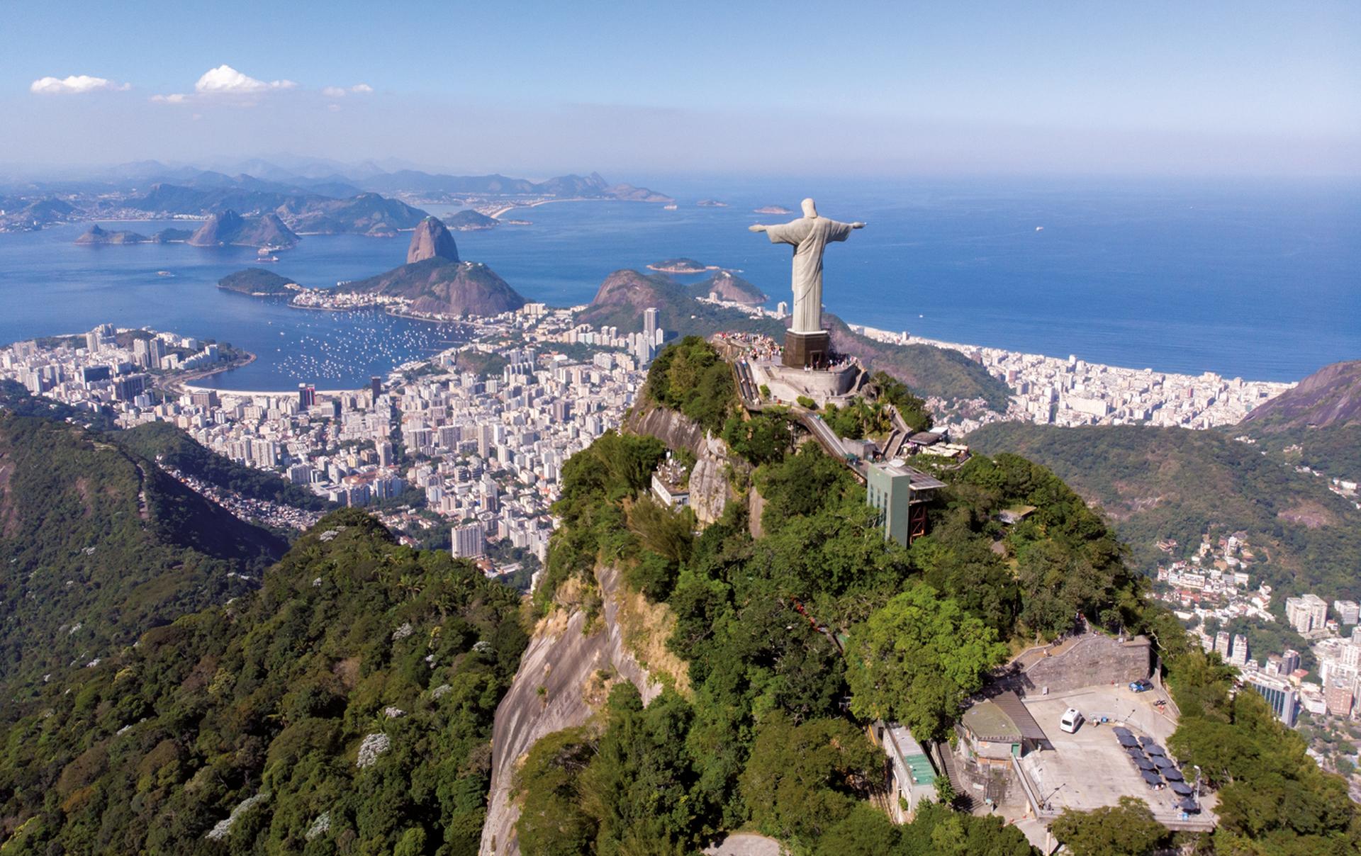 Aerial photo at Rio de Janeiro