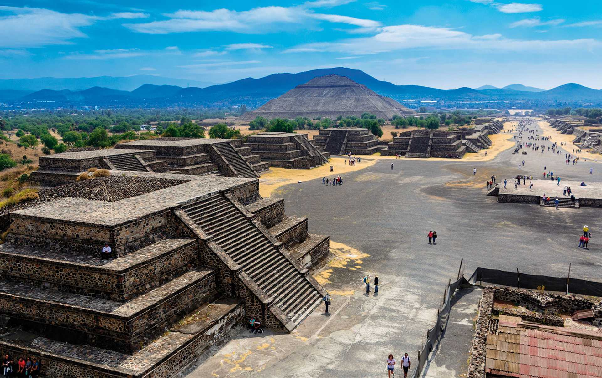 The Pyramids of Teotihuacan in Mexico