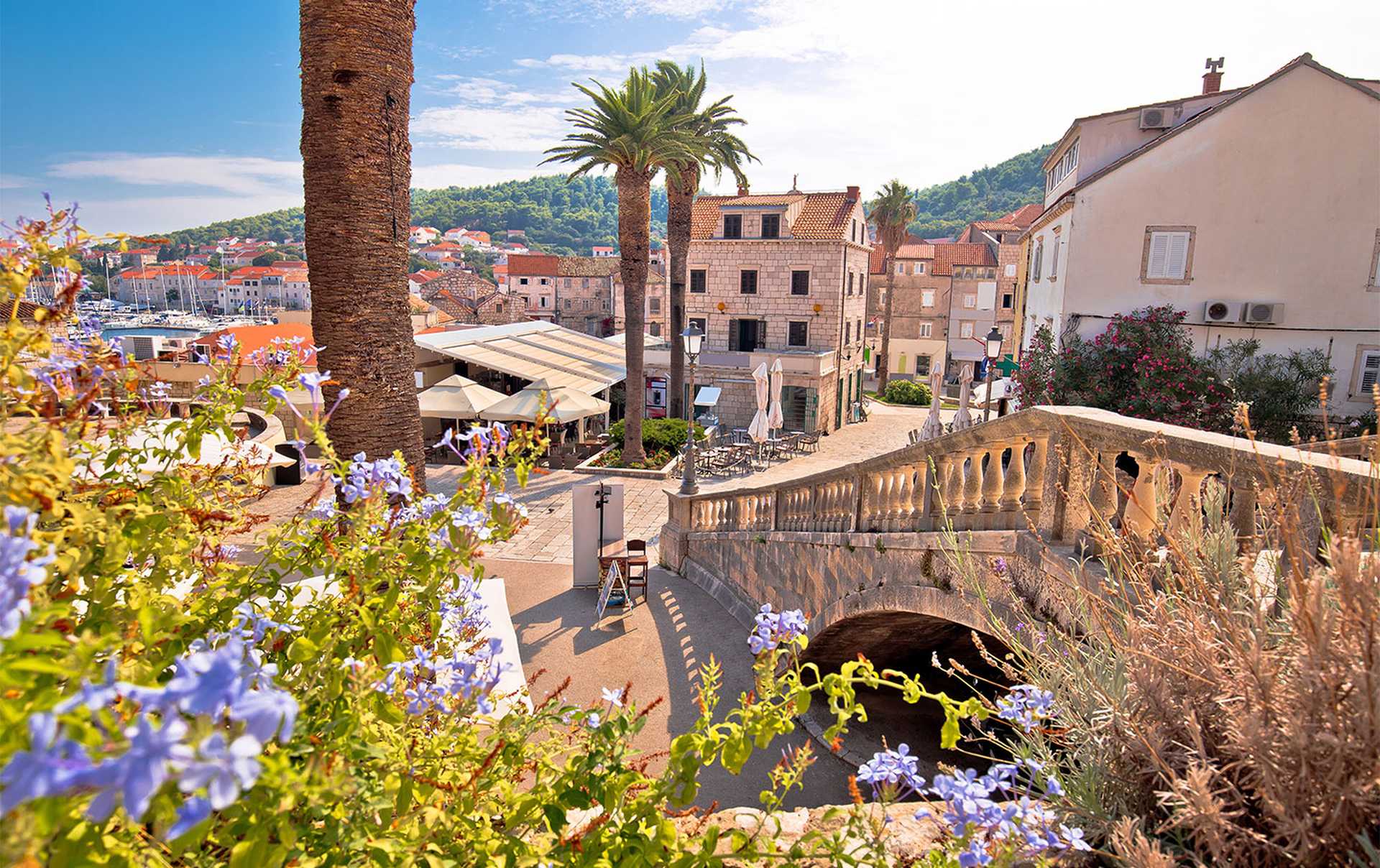Korcula town gate, southern Dalmatia, Croatia