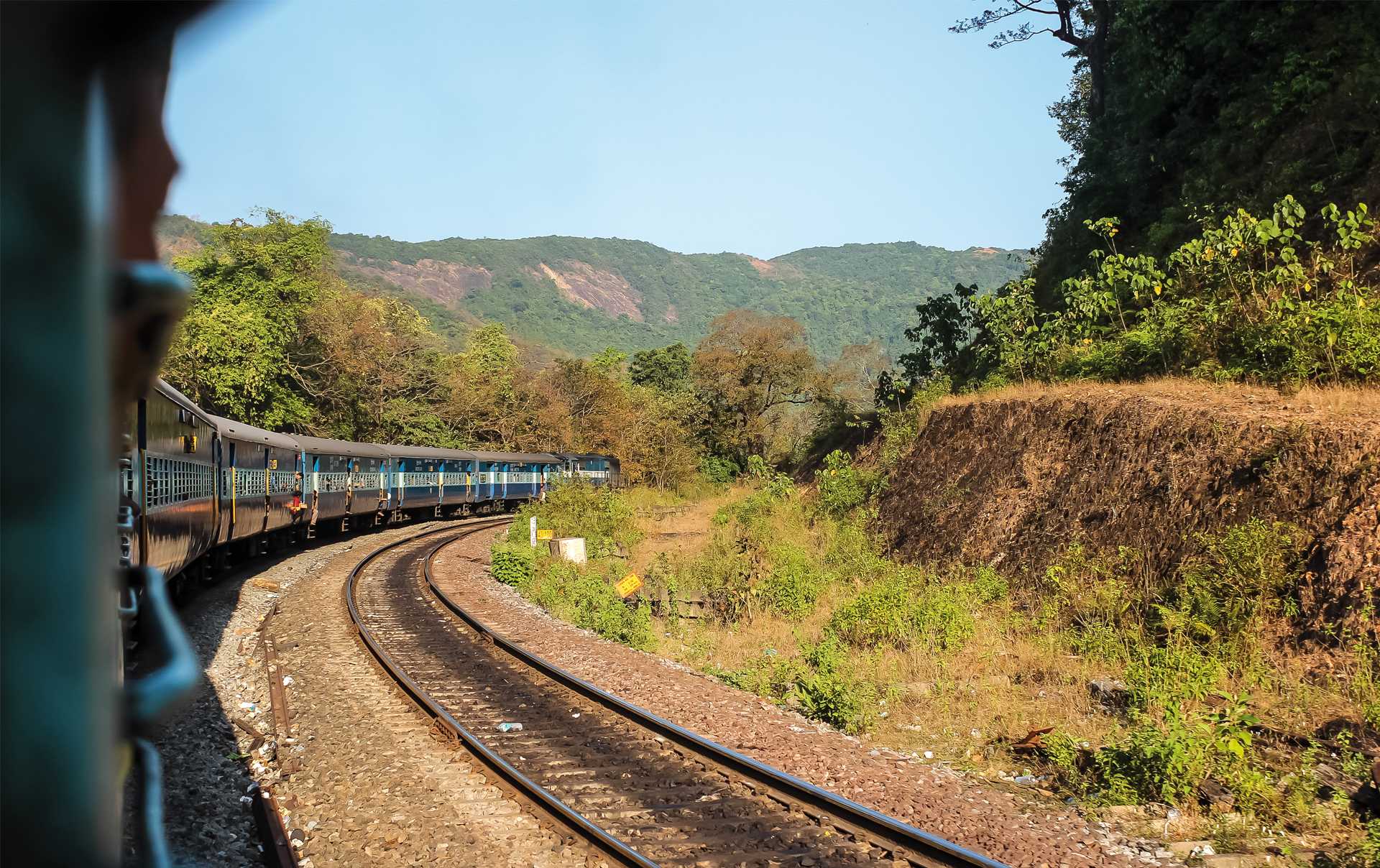 View from the train window, Indian Railways