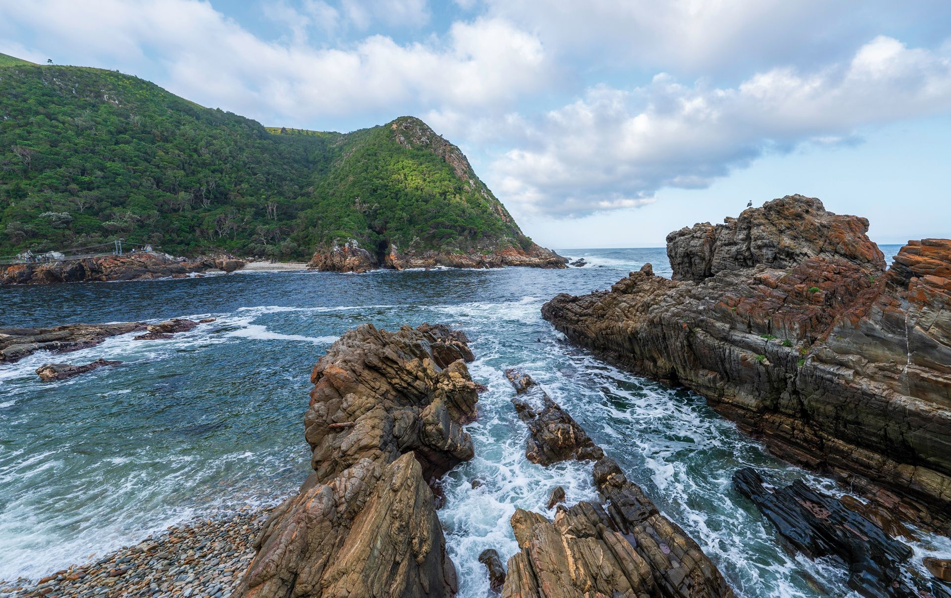 Storms River Mouth in Tsitsikamma, Garden Route National Park