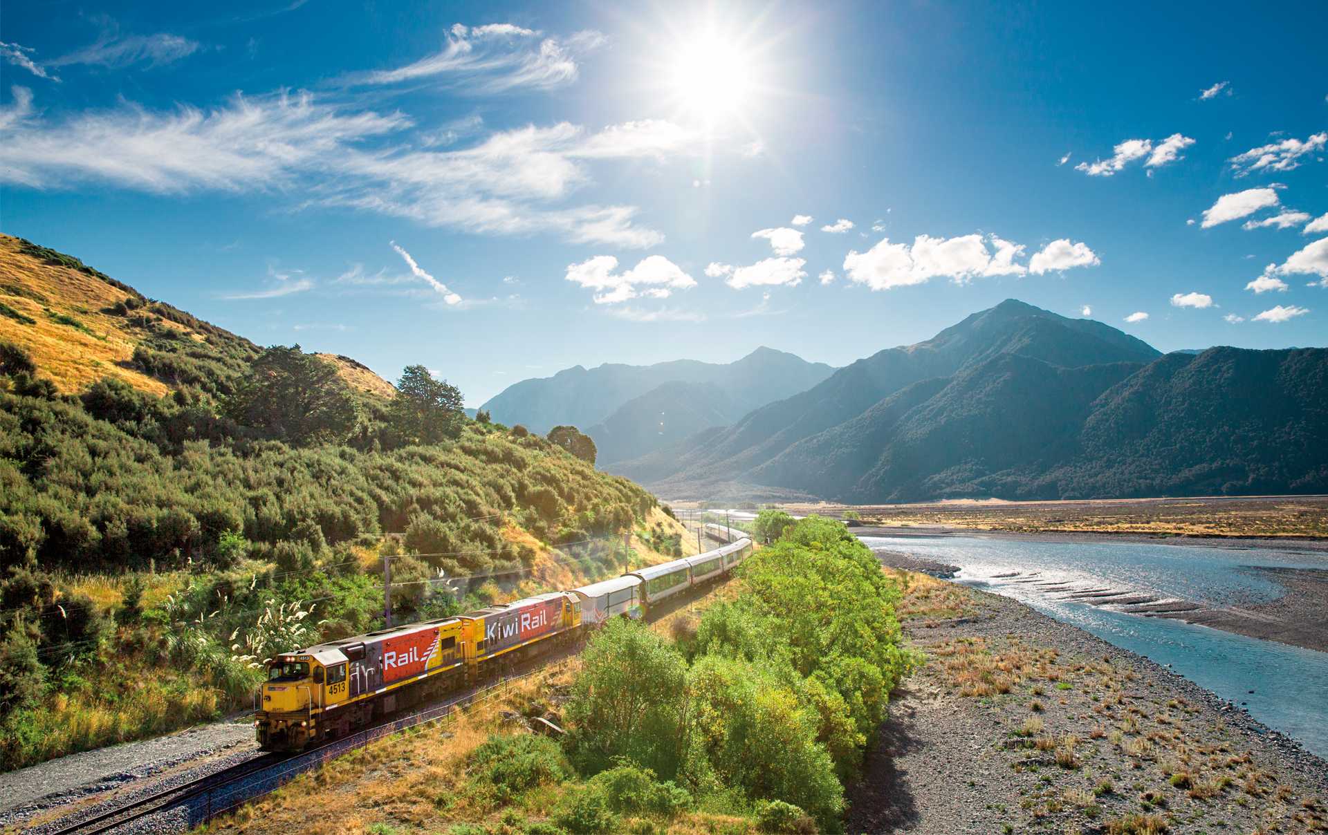The TranzAlpine Train, New Zealand