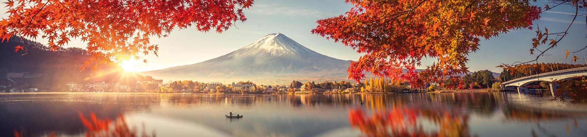 Autumn Season and Mountain Fuji, Japan