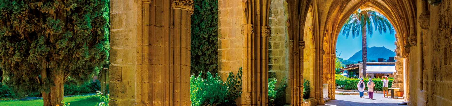 Bellapais abbey at Beylerbeyi village in Northern Cyprus