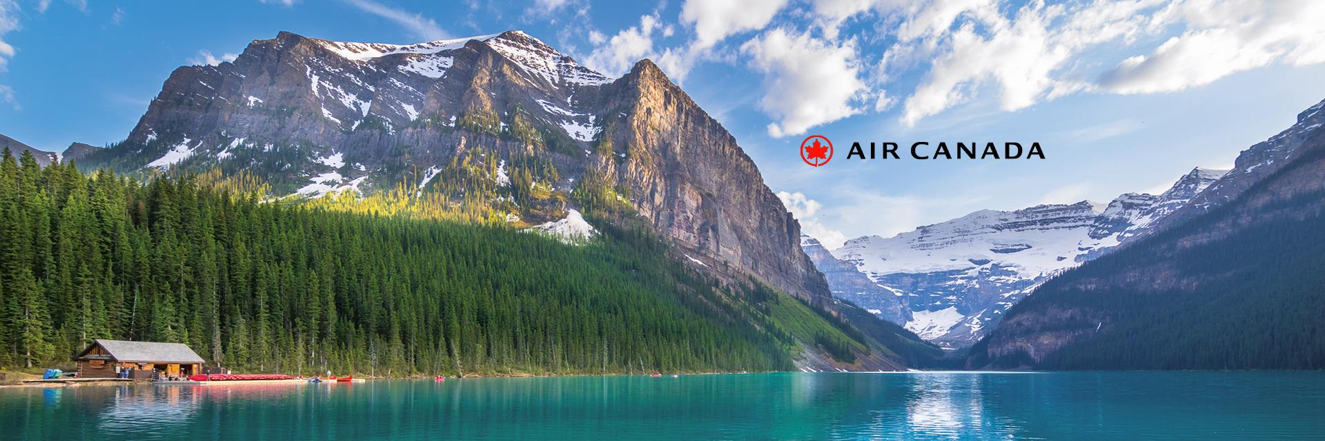 Beautiful view of Lake Louise in Rocky Mountains - Banff National Park, Alberta - Canada