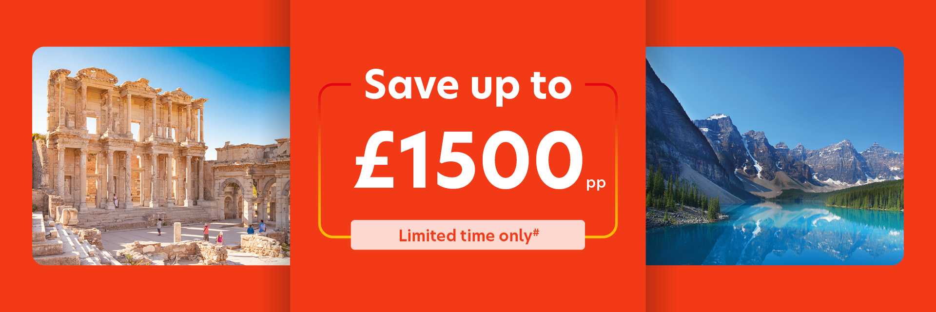 Save up to £1500pp