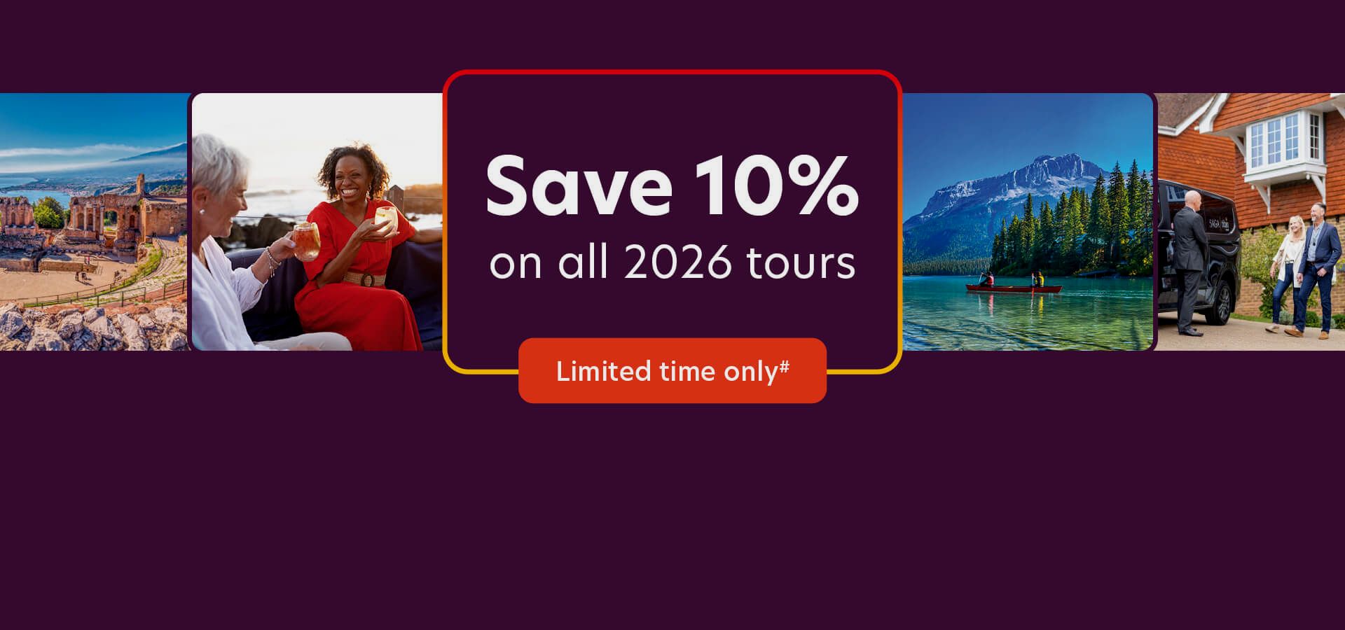 Limited time to save 10% on all 2026 tours with Titan Travel