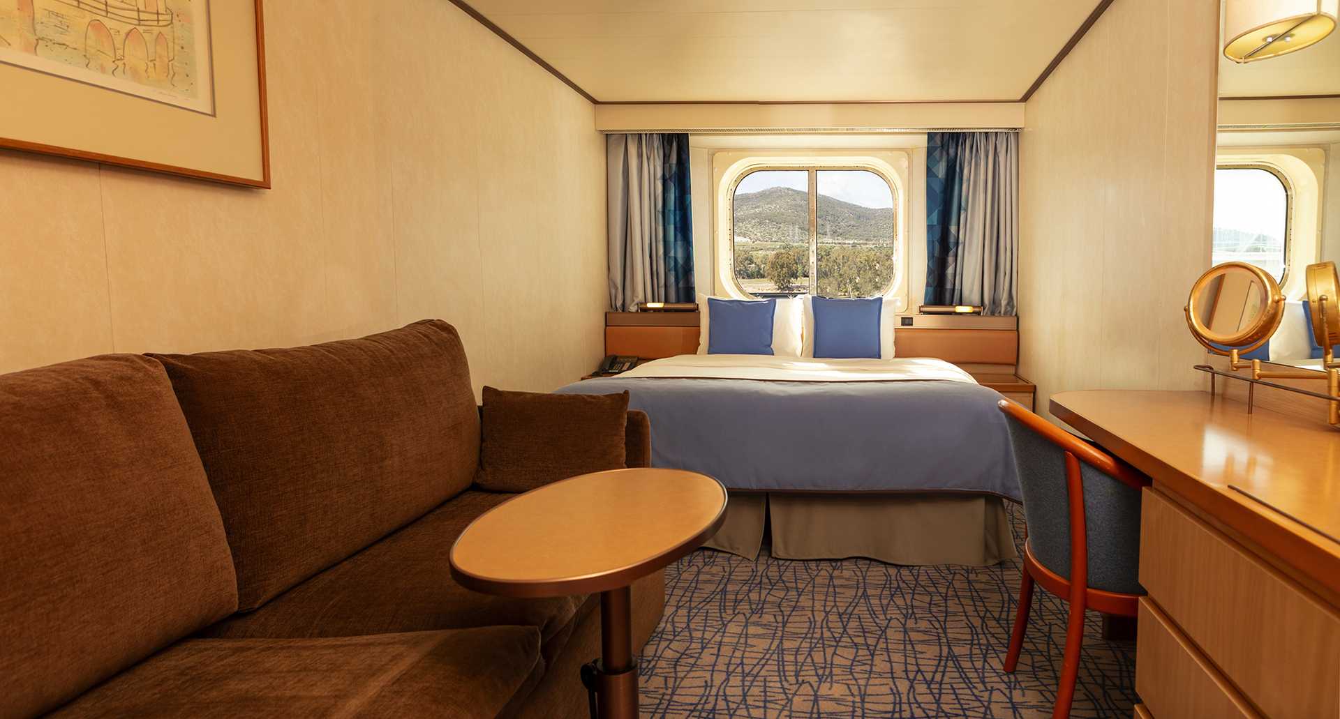 Celestyal Journey, Exterior Cosmos Stateroom Double Bed.jpg