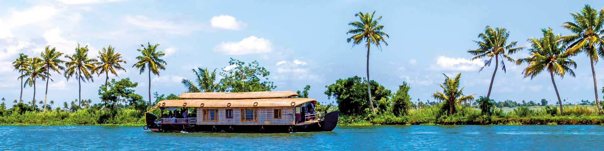 Houseboat, Kerala, India