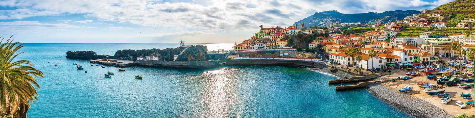 Camara de Lobos, harbor and fishing village, Madeira island, Portugal
