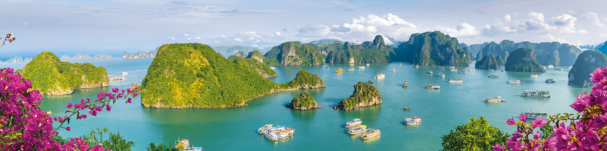 Landscape with amazing Halong bay, Vietnam