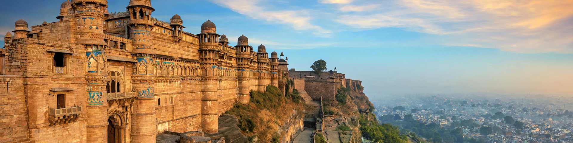 Gwalior fort. Gwalior, Madhya Pradesh, India