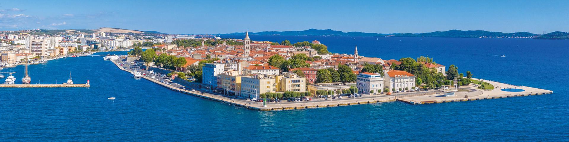 Coastal town of Zadar, Croatia