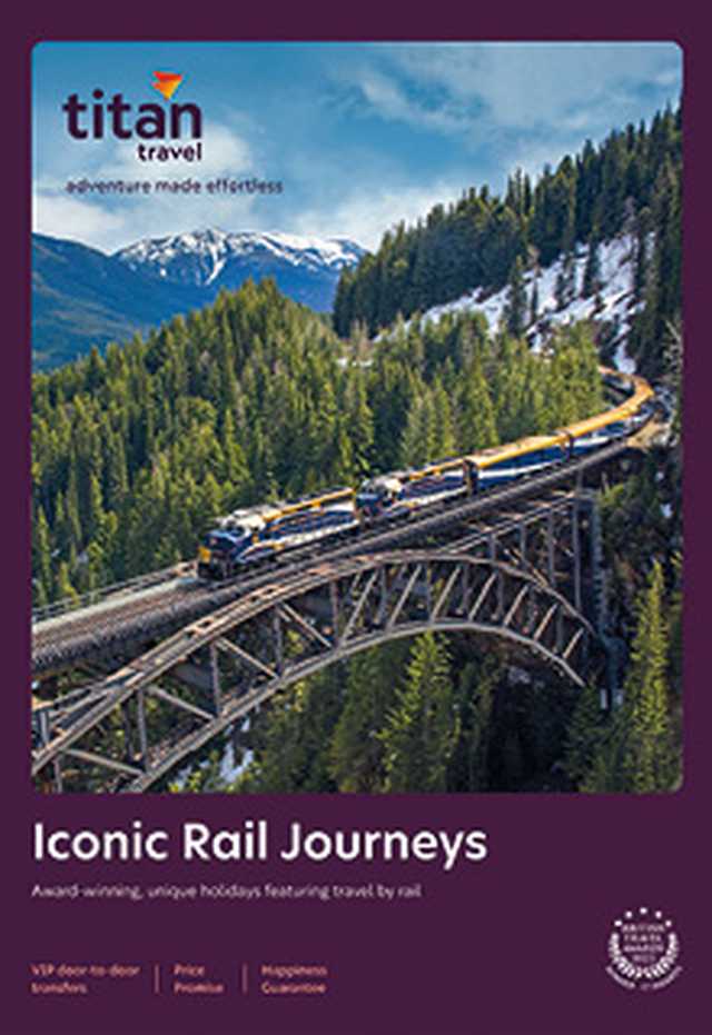 Titan Iconic Rail brochure cover 24-25 Direct