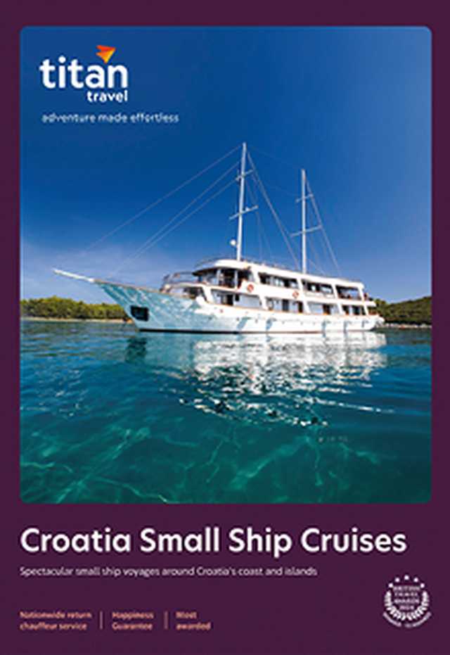 TItan Croatia small ship cruises brochure