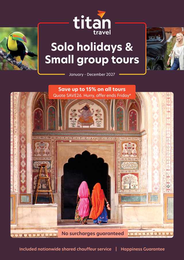 Solo holidays and Small group tours brochure