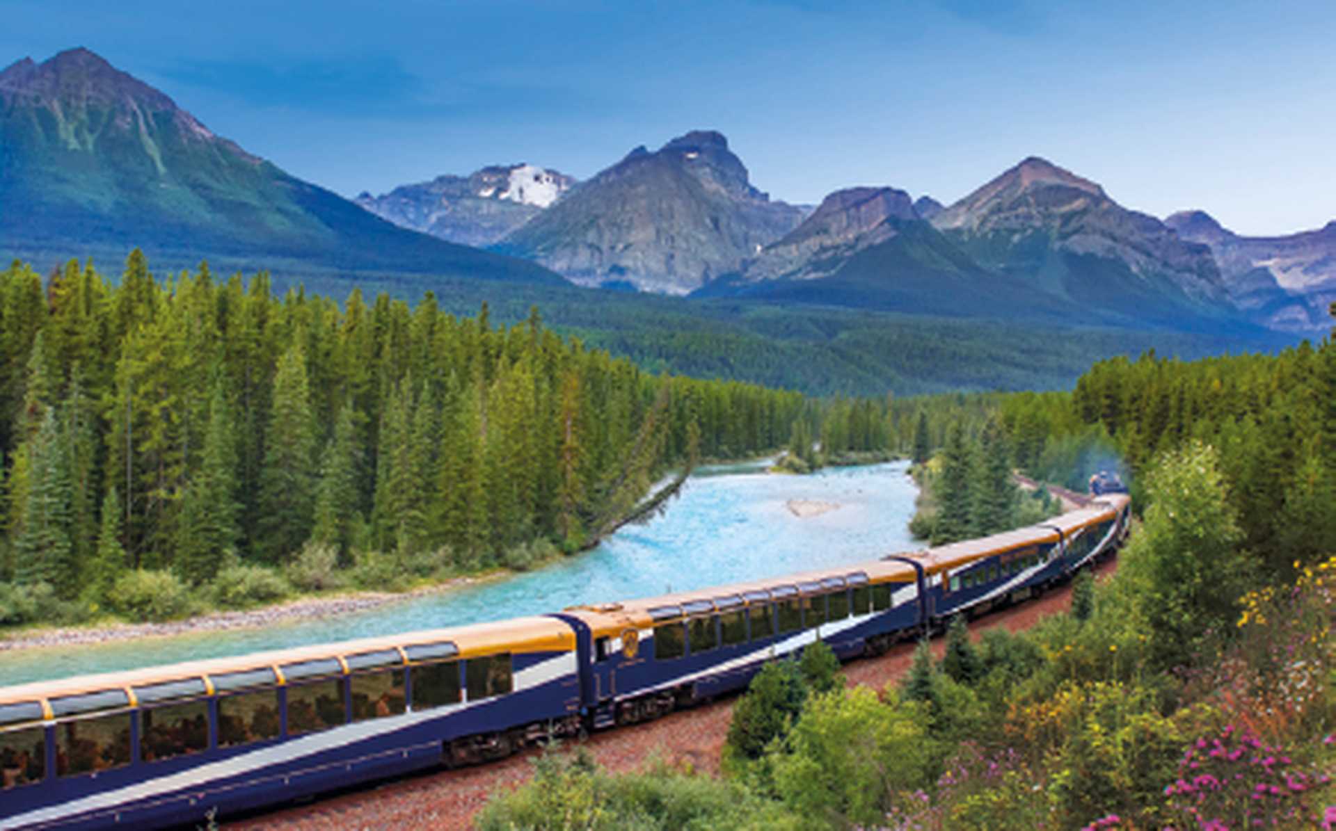 Rocky Mountaineer, Rocky Mountains, Canada