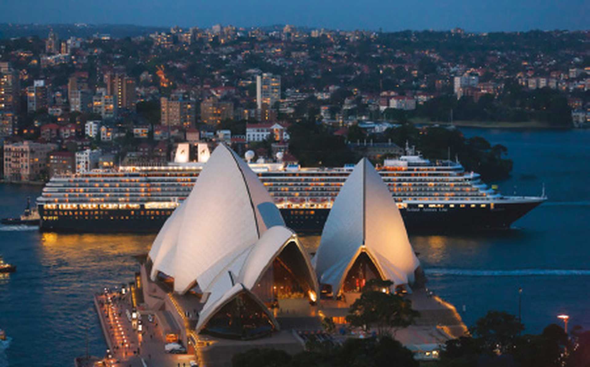 Holland America's Oosterdam ship in Sydney
