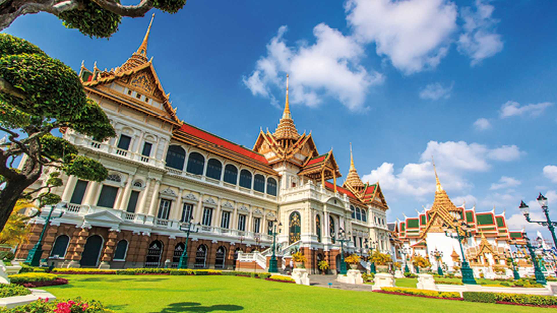 Royal grand palace in Bangkok