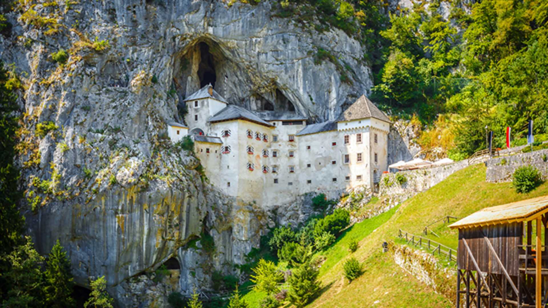 Predjama Castle in Postojna, Slovenia