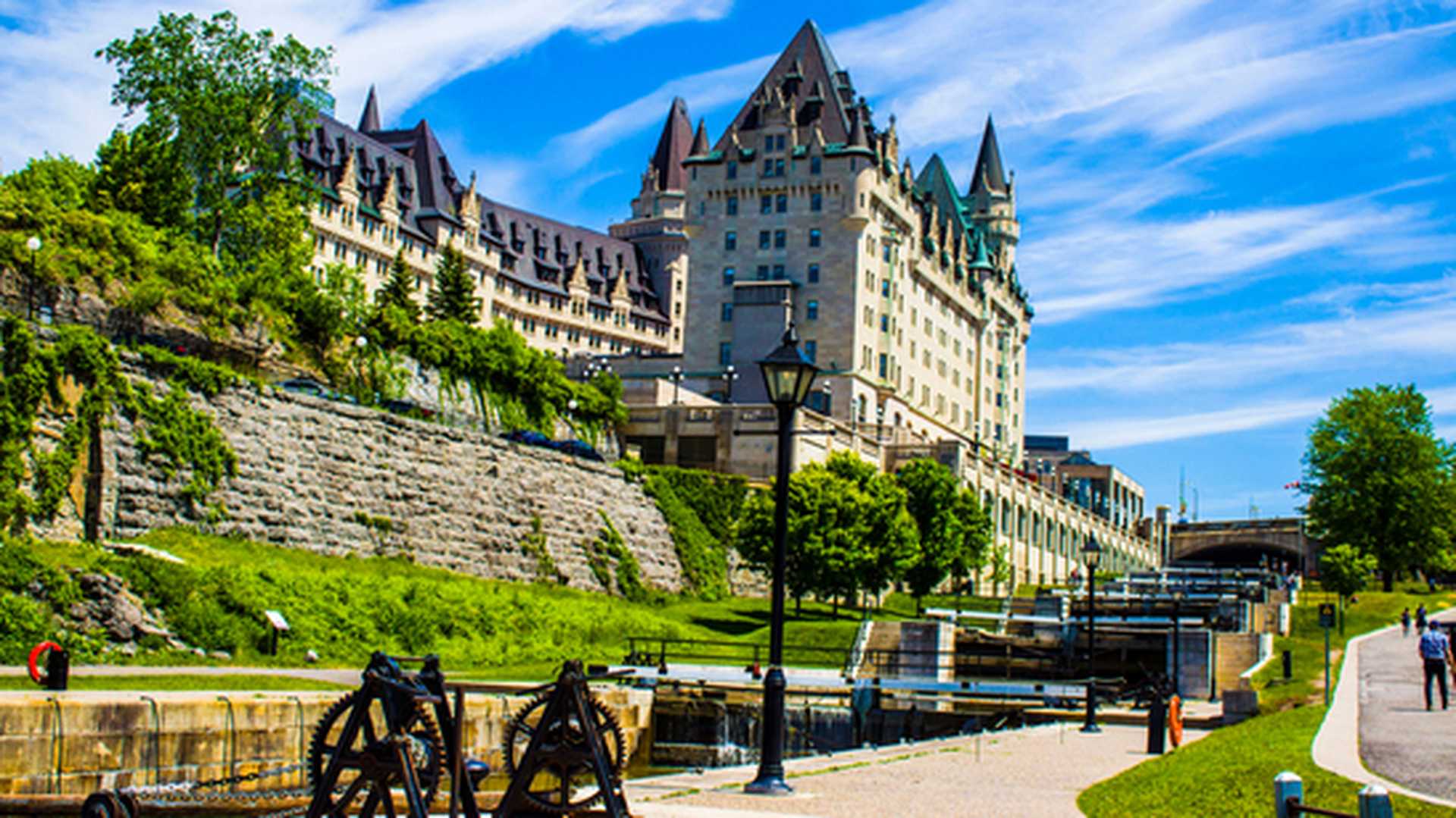 Chateau Laurier, Ottawa River, Canada