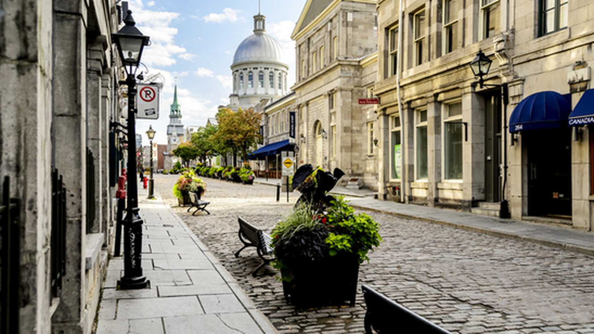 Old Montreal in Montreal, Canada